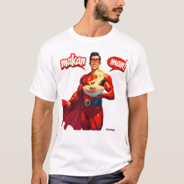 カスタマイズ マカンマン シンガポール ユニセックスTシャツ Tシャツ