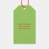 カスタマイズ「メリークリスマス」かわいいクリスマスフクロウ ギフトタグ (裏面)