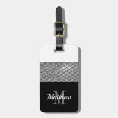 カスタマイズ |モノグラム少年メンズ ラゲッジタグ (正面縦)