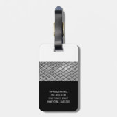 カスタマイズ |モノグラム少年メンズ ラゲッジタグ (裏面縦)