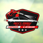 カスタマイズ モバイル カー ウォッシュ ディテーリング ビジネス ウィンドウサイン (シート3)