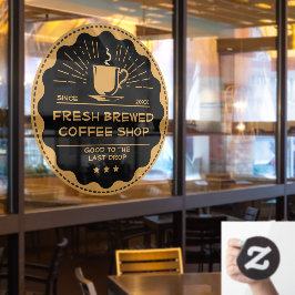 カスタマイズ ラスティック カフェ マグカップ ビジネスフロントをオーダー ウィンドウサイン