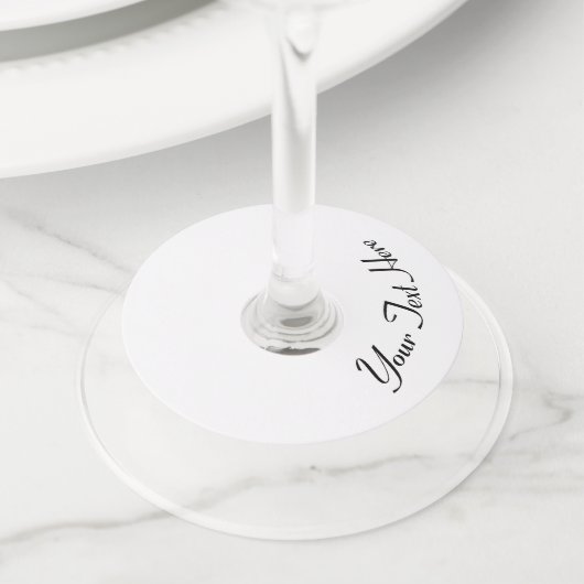 カスタマイズ! ワイングラスタグ (クローズアップ)