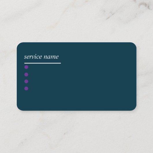 カスタマイズ 名刺 (裏面)