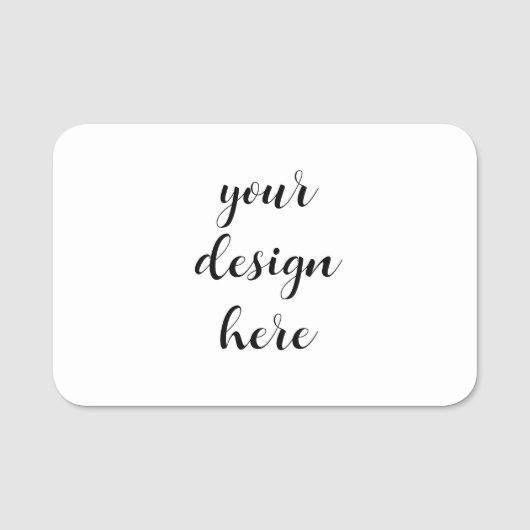 カスタマイズ 名札 (正面)