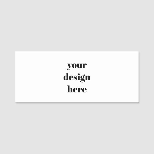 カスタマイズ 名札 (正面)