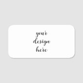 カスタマイズ 名札 (正面)