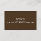 カスタマイズ、変更、仕立て、シームストレス、仕立て 名刺 (裏面)