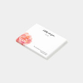 カスタマイズ |水彩バラ聖なる書物、 経典ポストイット ポストイット (アングル)