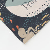 カスタマイズ |海洋生物 フリースブランケット (角)