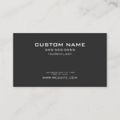 カスタマイズ – 独自ののカスタム作成 名刺 (裏面)