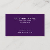 カスタマイズ – 独自ののカスタム作成 名刺 (裏面)