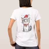 カスタマイズ 画像&テキスト レディース Tシャツ (裏面)