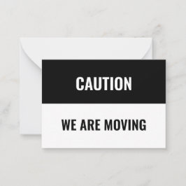 カスタマイズ、移動アドレス情報のパーソナライズ注意Ca ノートカード