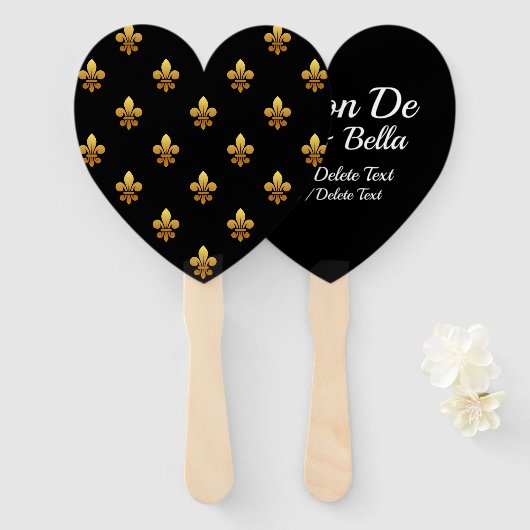 カスタマイズ（紋章の）フラ・ダ・リ ハンドファン (正面&裏面)