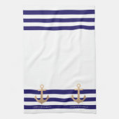 カスタマイズ |航海のいかり キッチンタオル (縦)