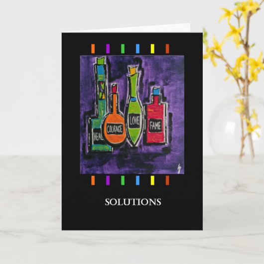 カスタマイズ: 解決PedagogyGreetings カード (黄色い花)