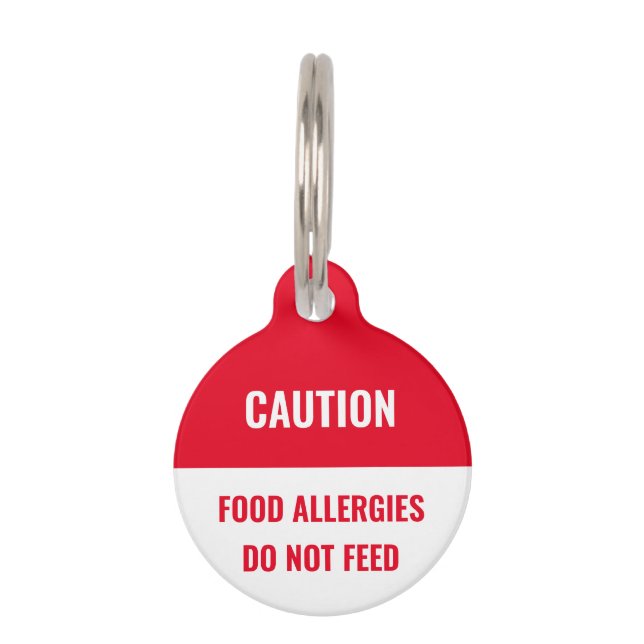 カスタマイズ、赤白犬の名前、情報をカスタマイズ ペット　ネームタグ (正面)