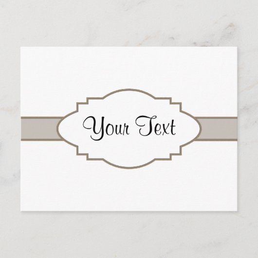 カスタマイズ!銘板 ポストカード (正面)