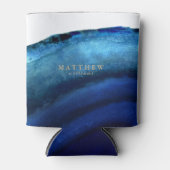 カスタマイズ |青い瑪瑙 缶クーラー (正面)