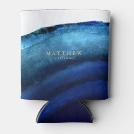 カスタマイズ |青い瑪瑙 缶クーラー