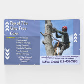 カスタマイズ Arborist 植木屋 Tree Service ビジネス プロモーション 横断幕 (横)