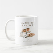 カスタマイズ Cafecito & Chisme コーヒーマグ コーヒーマグカップ (左)