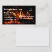 (カスタマイズ) Chimeneaのカシの炎 名刺 (正面/裏面)