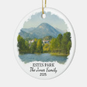 カスタマイズ Estes Park オーナメント コロラド州 (左)