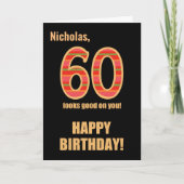 カスタマイズ Himカード60誕生日 カード (正面)