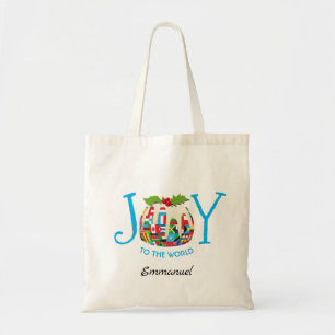 カスタマイズ JOY TO THE WORLD Flag トートバッグ