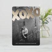 カスタマイズ | Luxe XOXOバレンタイン シーズンカード (スタンド正面)