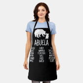 カスタマイズAbuela Bear エプロン (着用した状態)