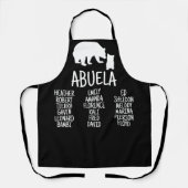 カスタマイズAbuela Bear エプロン (正面)