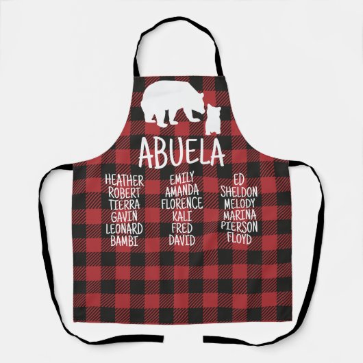 カスタマイズAbuela Bear エプロン (正面)