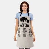 カスタマイズAbuela Bear エプロン (着用した状態)