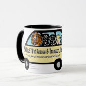 カスタマイズAHeinz57ペット救助及び輸送のマグ- マグカップ (正面左)