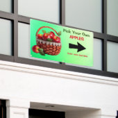 カスタマイズApple For Sale自分の大きなパンを選ぶ 横断幕 (ビルの外側)