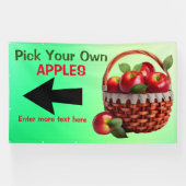 カスタマイズApple Pick Your Large 横断幕 (横)