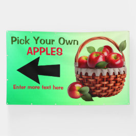 カスタマイズApple Pick Your Large 横断幕