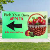 カスタマイズApple Pick Your Large 横断幕 (外側)