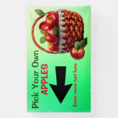 カスタマイズApple Pick Your Large 横断幕 (縦)