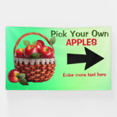 カスタマイズApple Pick Your Large 横断幕 (横)