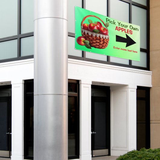 カスタマイズApple Pick Your Large 横断幕 (ビルの外側)
