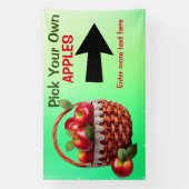 カスタマイズApple Pick Your Large 横断幕 (縦)