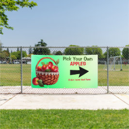 カスタマイズApple Pick Your Large 横断幕