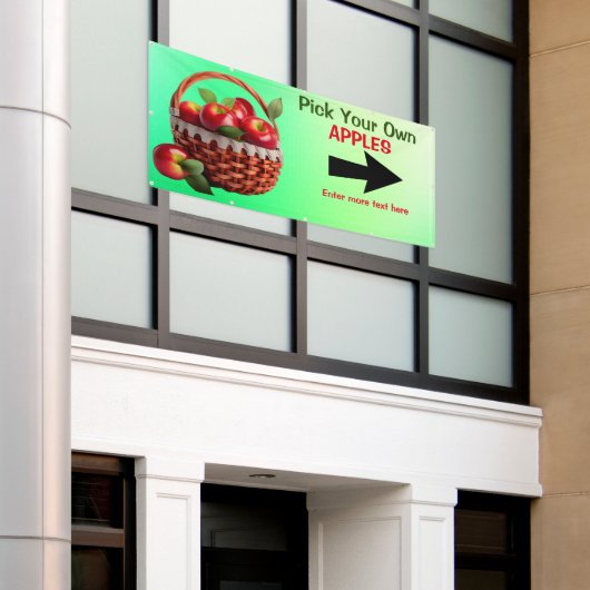 カスタマイズApple Pick Your Large 横断幕 (ビルの外側)