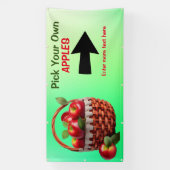 カスタマイズApple Pick Your Large 横断幕 (縦)