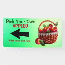 カスタマイズApple Pick Your Large 横断幕
