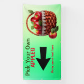 カスタマイズApple Pick Your Large 横断幕 (縦)